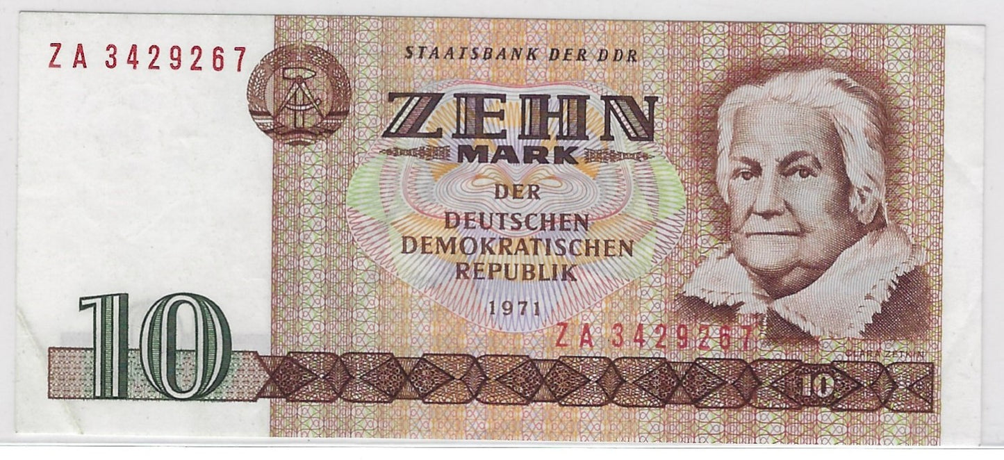 Germany 10 mark 1975 replacement, P30b , Mehilba RE4b, P28b,REPLACEMENT Prefix ZA, aUNC.
RG2B