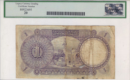 Egypt 1 pound 5.7.1926 .P20., Legacy 20.EG2H