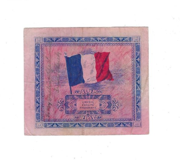 WWII 1944 France 2 Francs Pick#114b Replacement Note Identified by X. RF2