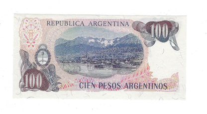 Argentina 100 Pesos Replacement Note prefix R UNC.RA8