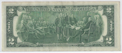 US$2 Dollars Bill RARE Series 1976 Richmond 5E In A Good Grade SN 54821403 .(V14)