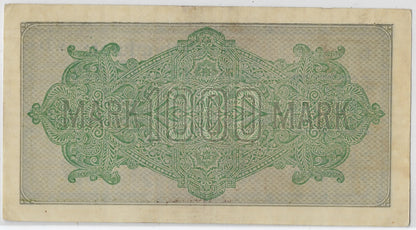 Germany 1000 Dm ( 15 September 1922 aUNC .MG2