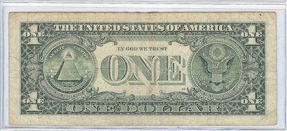 US$ 1 FRN STAR , Fancy SN TRIO 000 Including Lucky 8 8 [10 J Kansas City] VF.FN67