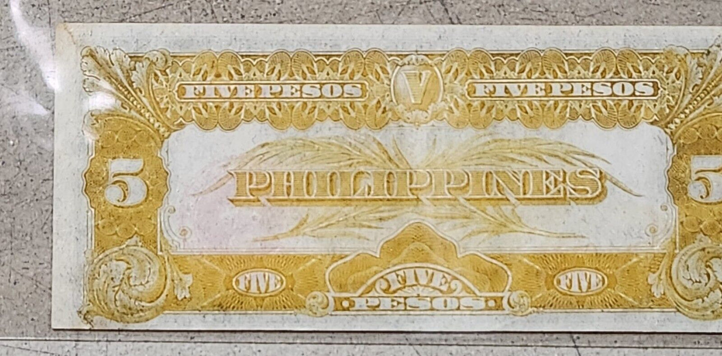 Philippines 5 Pesos 1936 P-83a UNC .EK104