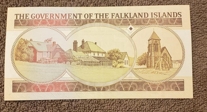 Falkland Islands 5,10 & 20£ Queen Elizabeth 1980s QE II Penguins & Walrus P12,14 & 15 UNC worth $125+