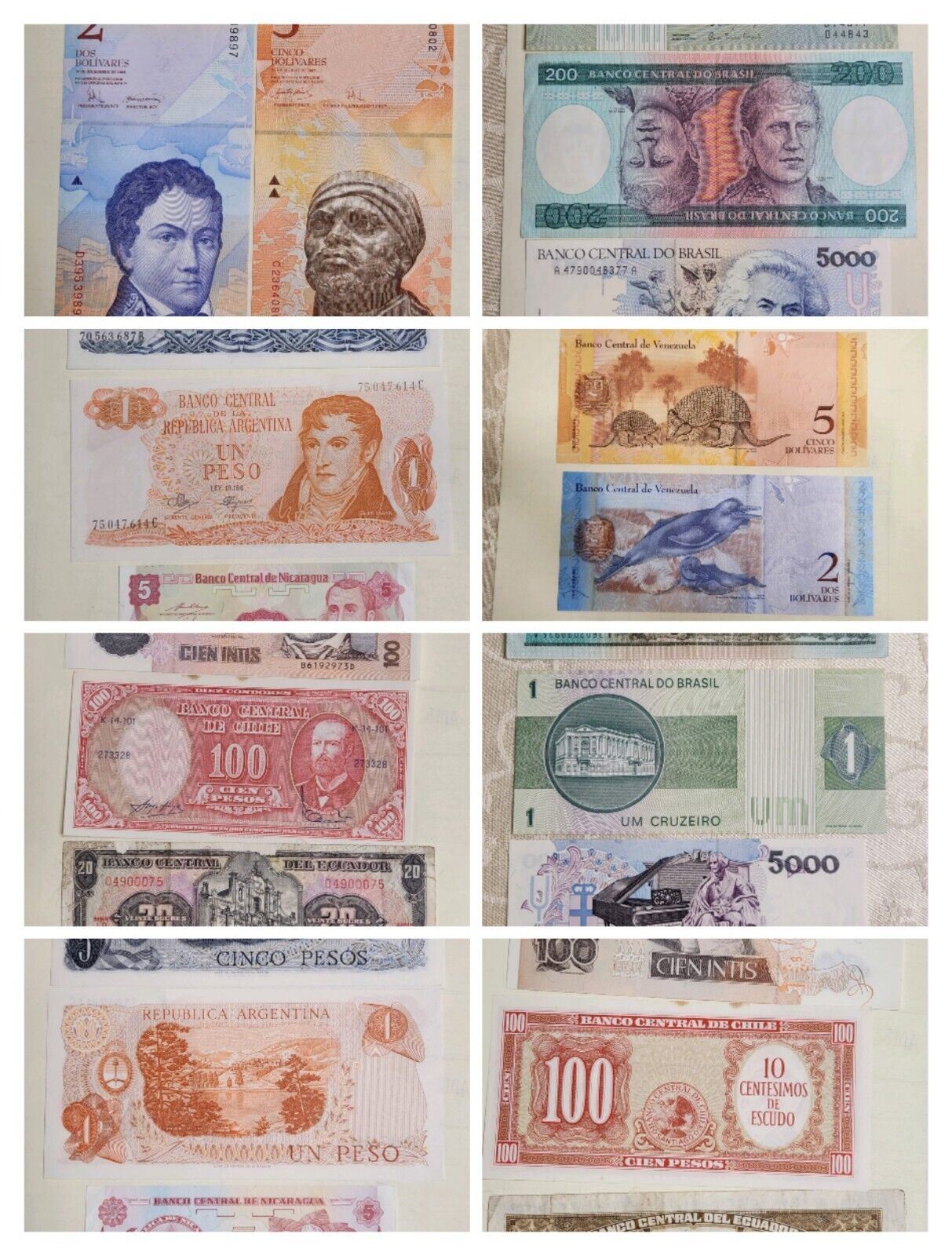 World Banknots Lot of 11 Notes ,LG3