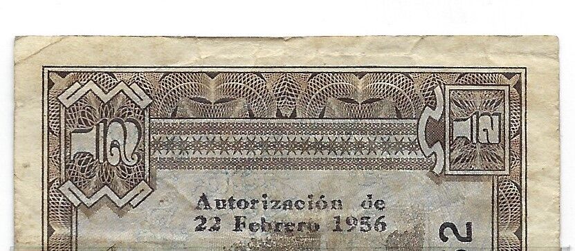 Guatemala Half 1/2 quetzal 50 centavos 22.2.1956 P-41a P-41 VF      Est $125.GU1