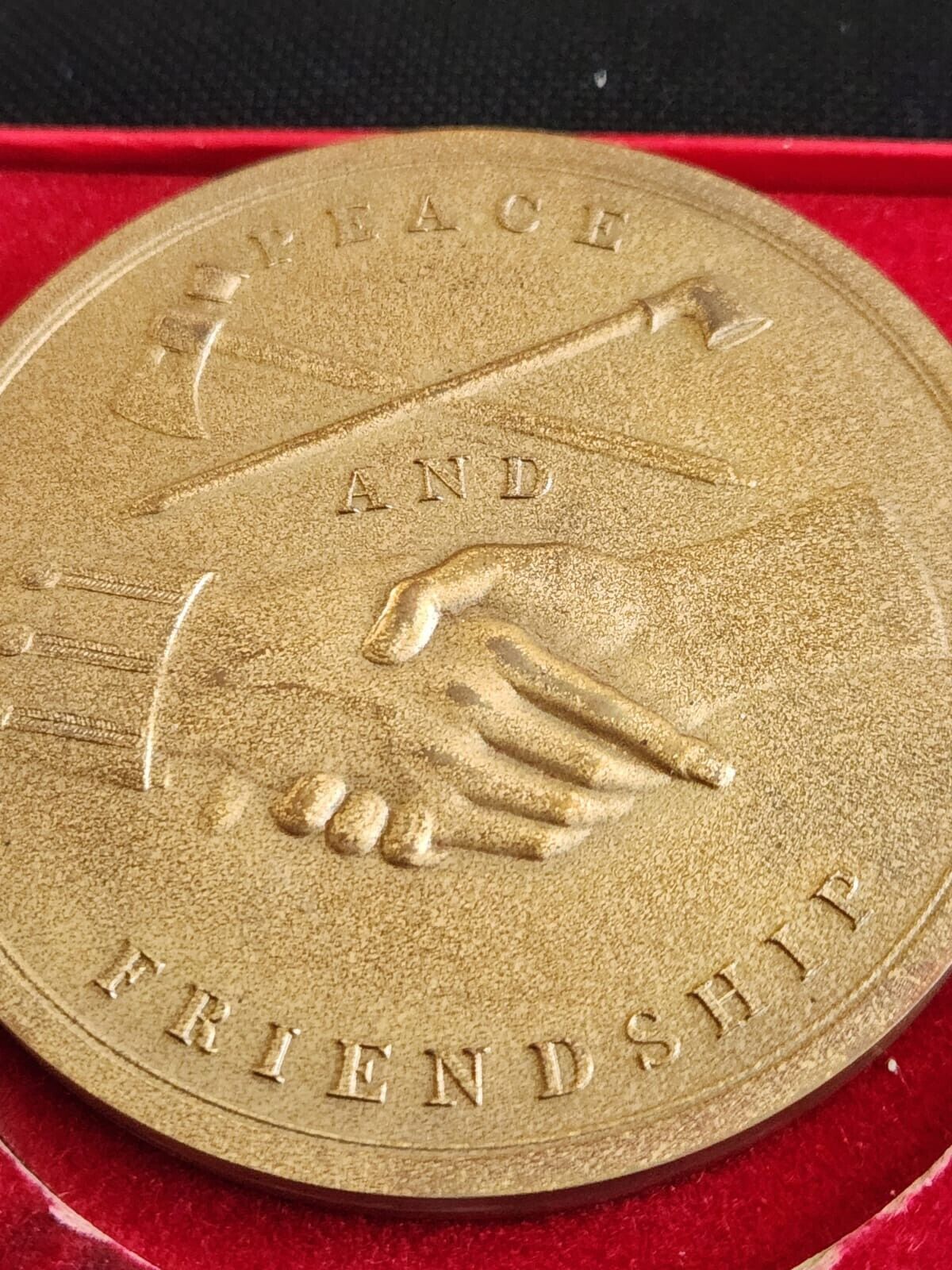 George Washington President Of The United States Coin1789,Peace &Friendship.PC19