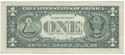 US$1 FRN Star Note,Fancy Serial No - Birthday/Anniversary Date (1922 8 18 ).RR3G